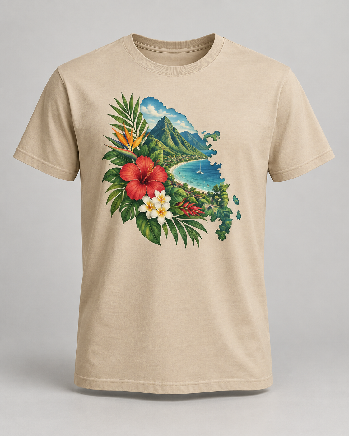 T-shirt Martinique « Île aux Fleurs »