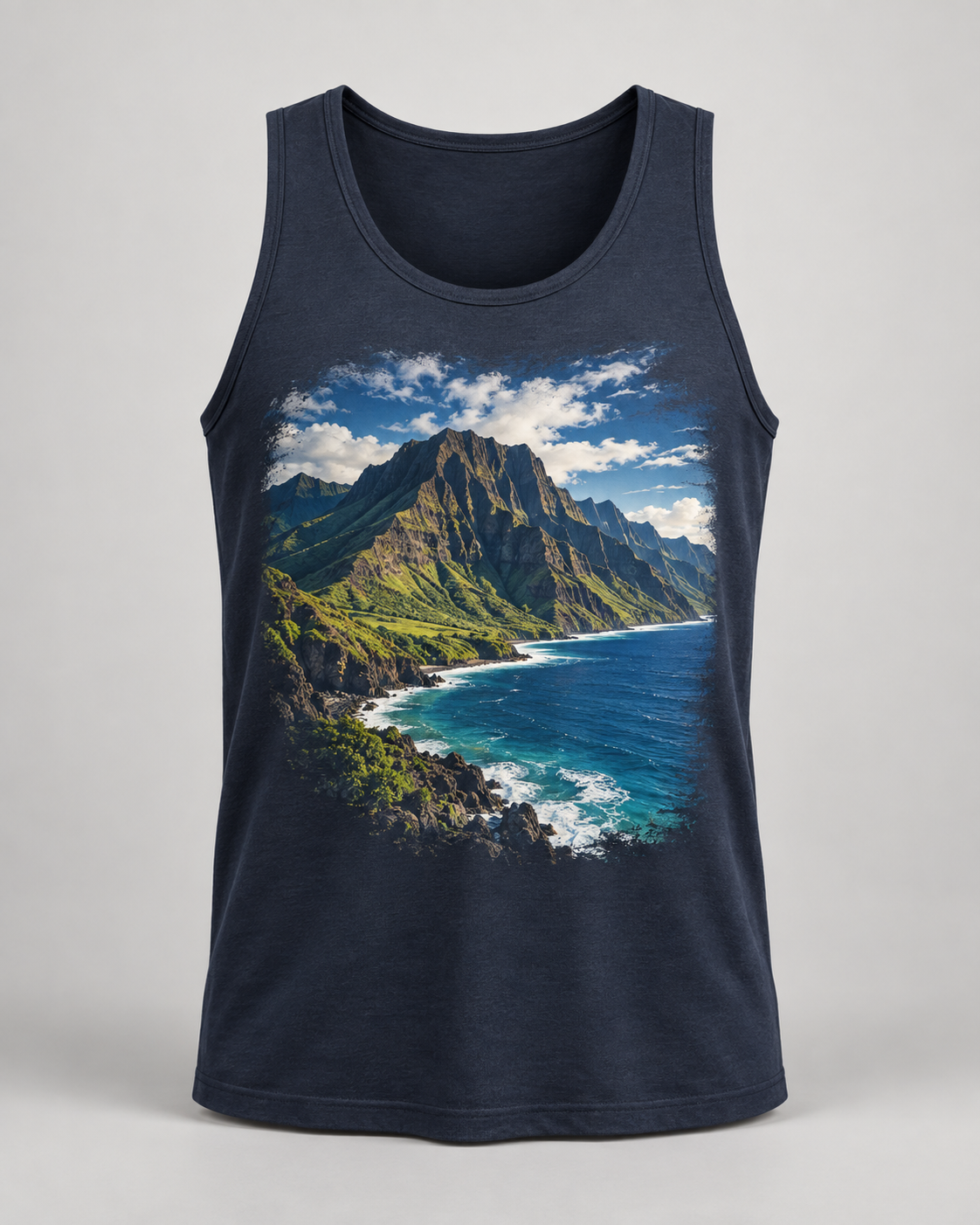 Débardeur Réunion « Piton & Océan »